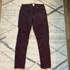 Maurices Women's Skinny Jeans - Dark Purple